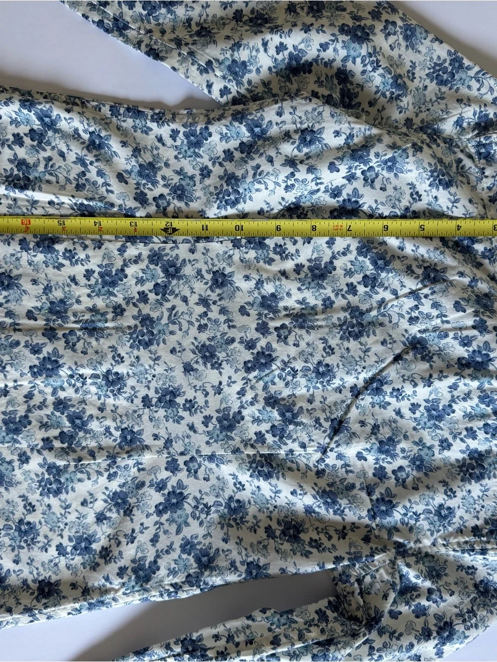 Ralph Lauren Girls Button-down shirt with Blue Floral Print